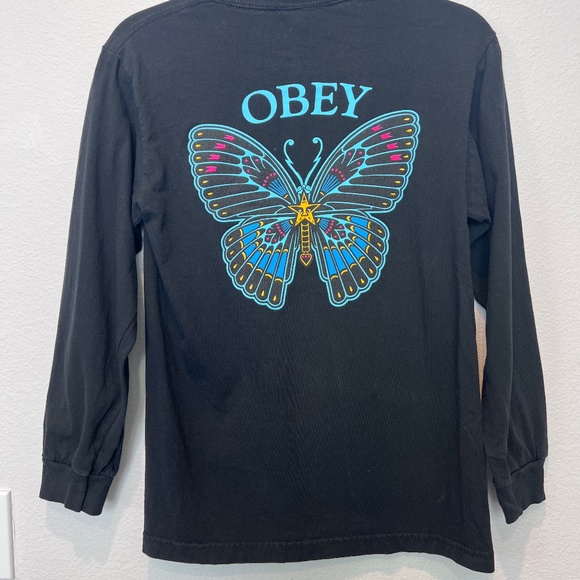 OBEY Butterfly Salvage Womens Tee - Picture 4 of 5